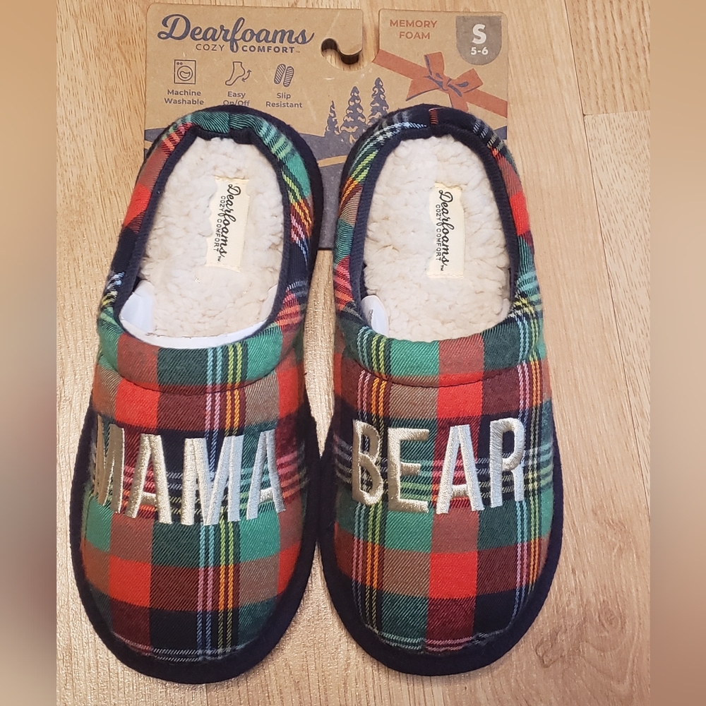 Mama bear slippers